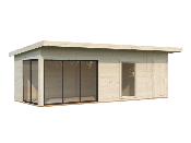 Andrea 21,1 m² – Studio de jardin bois 44 mm Palmako