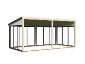 Jardin d’hiver bois Palmako Lumi 16,2 m²