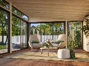 Jardin d’hiver bois Saga 23,3 m² 