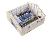 GARAGE ossature bois - NORDIC - ANDRE 28.5 M²- avec porte sectionnelle