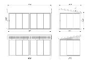 Jardin d’hiver bois Palmako Lumi 16,2 m²