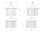 Abri de jardin Pavillon VERONICA 2- 6.7 M²