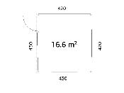 Jardin d’hiver Palmako Saga 16,6 m² 