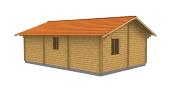 Chalet Bois CLEMENTINA 50m² - 3 Chambres & Terrasse Couverte