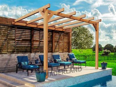 Pergola adossée AMIENS 600x400cm