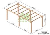 Carport NANTERRE 600x300cm