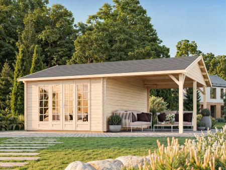  Chalet de jardin bois Palmako Irene 19,0 + 16,2 m² – Double pente