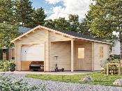 GARAGE PALMAKO ROGER 21.9 + 5.2 M� 44 mm AVEC PORTE SECTIONNELLE