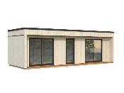 Maison de jardin Palmako JOHANNA 22,4 m² – Menuiseries alu – Panneaux 18 mm