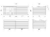 ABRIS DE JARDIN ELLA 8.7 + 8.2 m²