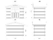Abri de jardin - VALENTINE- 4.7m² - bois traité autoclave classe 4 