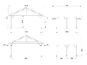 CARPORT ROBERT 20.6 - Bois Naturel non - traité 