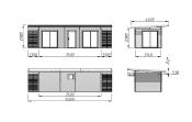 Chalet Bois Cecilia 21,8 m² - Madriers 70mm, Épicéa Nordique