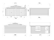 GARAGE PALMAKO ROGER 28.4 M² 44 mm AVEC DOUBLE PORTE EN BOIS