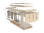 Maison de jardin Palmako JOHANNA 22,4 m² – Menuiseries alu – Panneaux 18 mm