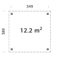 Abri de jardin Pavillon LUCY - 12.2 m²