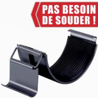 Gouttière ZINC Bilka COULEUR - Kit complet pour toit a deux versants