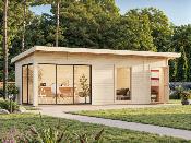 Andrea 21,1 m² – Studio de jardin bois 44 mm Palmako