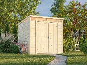 Abri de rangement bois ELias 4,9 m² – Panneaux 16 mm – Palmako