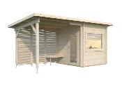 Sauna bois SANNA 4,1 + 5,9 m² Palmako