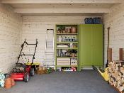 Abri de jardin bois ELLA 13.1+3.9 m² Palmako – 28 mm – Avec extension – Toit plat