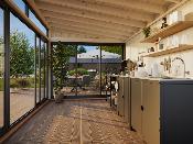 Jardin d’hiver bois SAGA 11,6 m² 