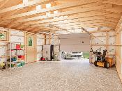 GARAGE ossature bois - NORDIC - ANDRE 28.5 M²- avec porte sectionnelle
