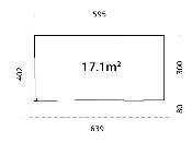Studio de jardin Palmako ANDREA 17,1 m² 44 mm