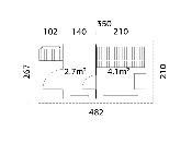 Sauna de jardin Palmako SANNA 6,8 m² bois 44 mm 
