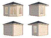 Abri de jardin Pavillon MELANIE 7 M²