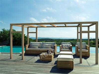 Pergola MONTREUIL 500x300cm