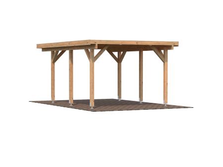 Carport en Bois Karl 11.7m²