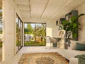 Chalet de Jardin Andrea 17.1 m² Slide Plus - Coulissant Double Vitrage