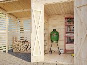 Abri de rangement bois Palmako Leif 3,0 + 2,9 m² – Toit monopente