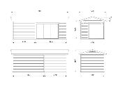 Studio de jardin bois Amanda 11,2 + 7,8 m² Slide Palmako 44 mm