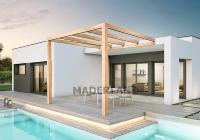 PERGOLA BURGOS- 9m² - Adossable -Dim(cm): 300 x 300