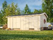 Abri de jardin bois OLAF 16,9 m² Palmako – Abris de rangement bois