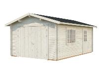 Garage Palmako Roger 19 M 44mm avec double porte en bois