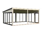 Jardin d’hiver bois Palmako LUMI 23,3 m² 