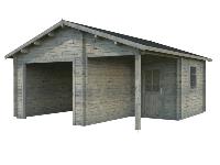 Garage Palmako Roger 21.9 +5.2 M² 44mm sans porte en façade
