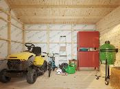 Abri de jardin bois OLAF 16,9 m² Palmako – Abris de rangement bois