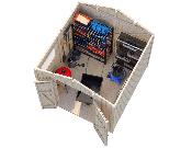 Abri de jardin bois Palmako NILS 5,4 m² – Panneaux 16 mm – Toit double pente