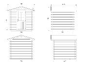 Abris VIVIAN 3.8 m² avec plancher