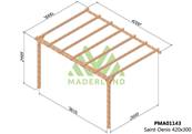 Pergola adossée SAINT-DENIS 420x300cm