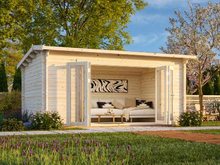 Studio de jardin Palmako Ines 13,7 m² Bifold – 44 mm