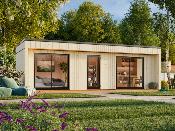 Maison de jardin Palmako JOHANNA 22,4 m² – Menuiseries alu – Panneaux 18 mm
