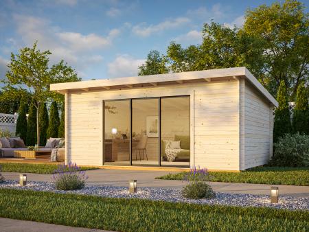 Abri MonoPente LEA 19.4 m² Slide Plus avec plancher