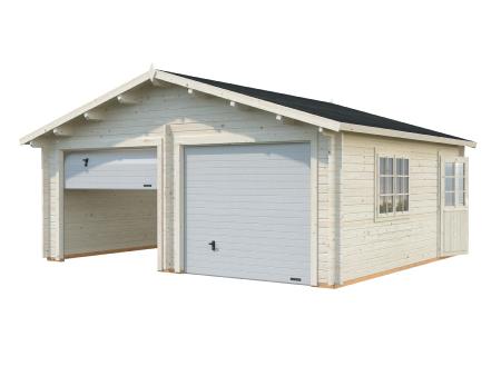 GARAGE PALMAKO ROGeR 28.4 M² 44 mm AVEC PORTE SECTIONNELLE