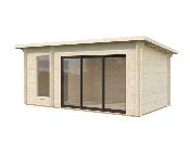 Sauna de jardin bois Sanna 12,8 m²