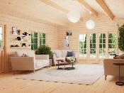 Abris de jardin IRENE 27.7 m² avec plancher 